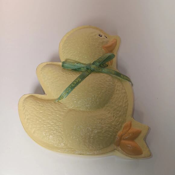 Vintage See's Candies Yellow Empty Cardboard Candy Box Easter Chick Peep - Picture 5 of 8